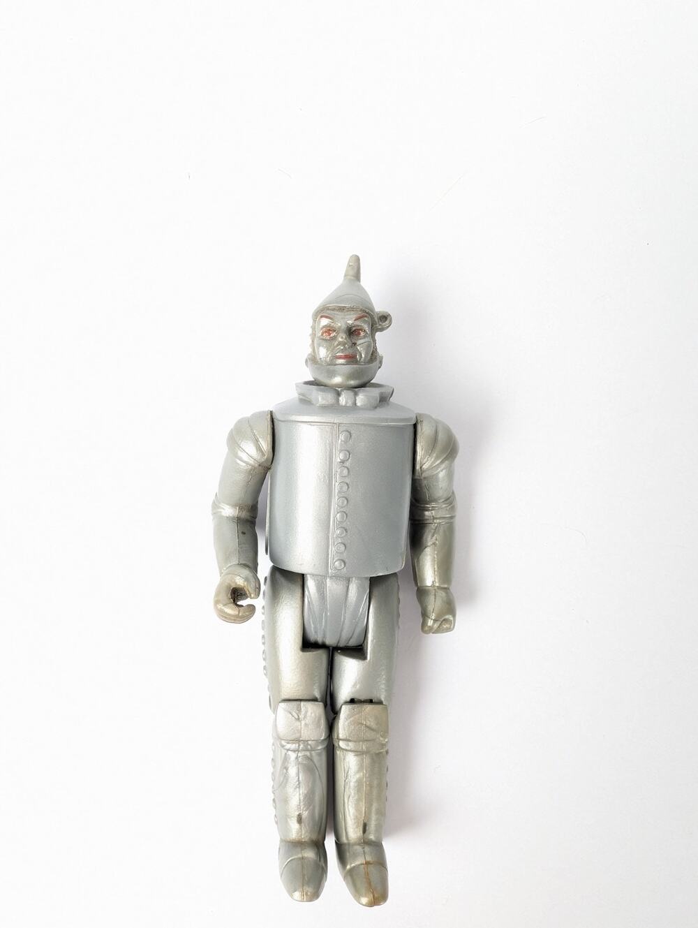 Vintage Wizard of Oz Tin Man Action Figure Turner MGM 1986 Silver 5.5 Inch